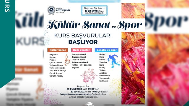 Samsun Kültür, Sanat ve Spor Kursları