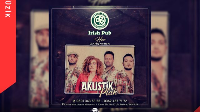 Akustik Plak Irish Pub’da