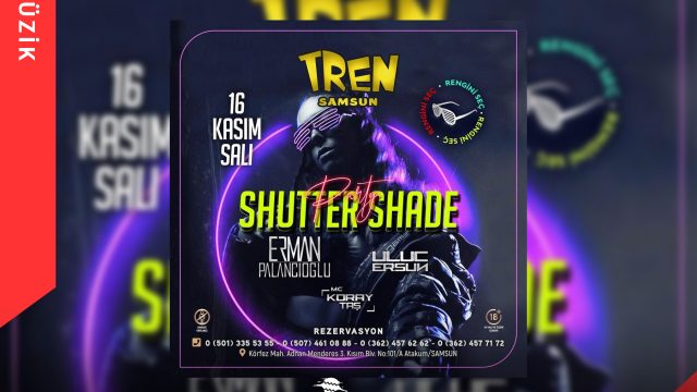 Shutter Shade Party Tren Samsun