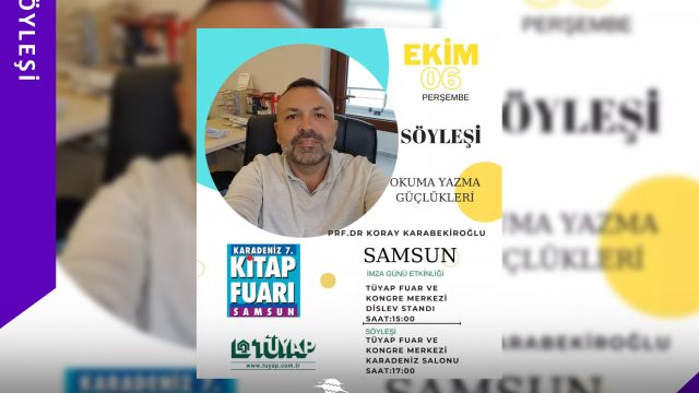 Prf. Dr. Koray Karabekiroğlu Kitap Fuarı Söyleşi ve İmza Günü