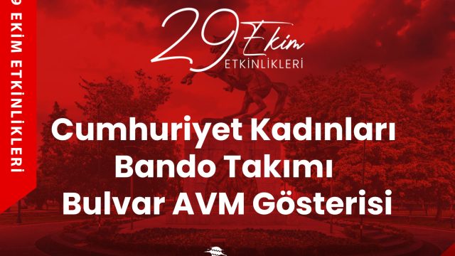 Cumhuriyet Kadınları Bando Takımı Bulvar AVM Gösterisi