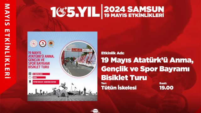 19 Mayıs Atatürk’ü Anma Gençlik ve Spor Bayramı Bisiklet Turu