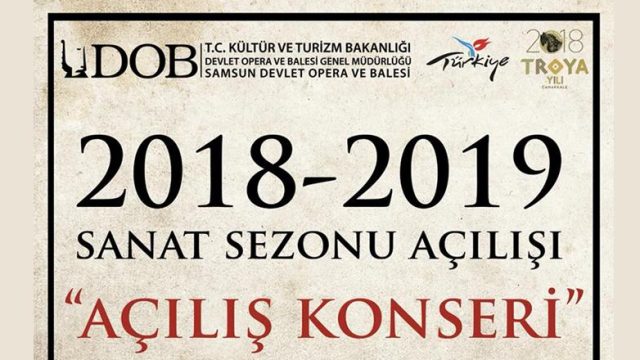 Samsun Devlet Opera ve Balesi Açılış Konseri 2018-2019