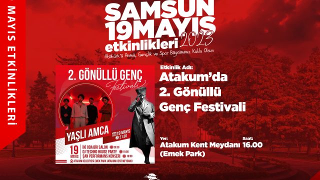 Atakum’da 2. Gönüllü Genç Festivali