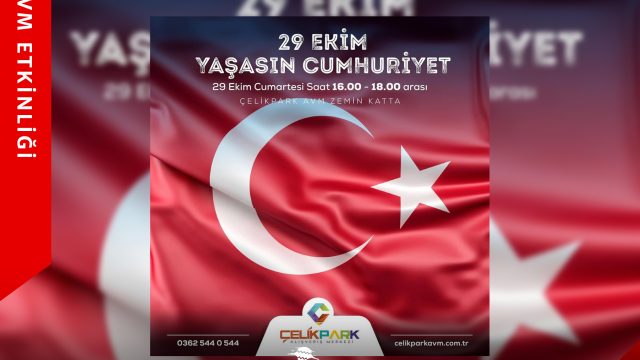 Çelikpark AVM’de 29 Ekim Cumhuriyet Coşkusu