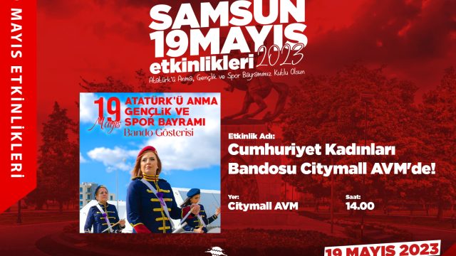 Cumhuriyet Kadınları Bandosu Citymall AVM’de!