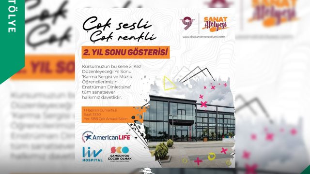 Dokuz Sanat Kişisel Gelişim Kursu Yıl Sonu Karma Sergisi ve Enstrüman Dinletisi