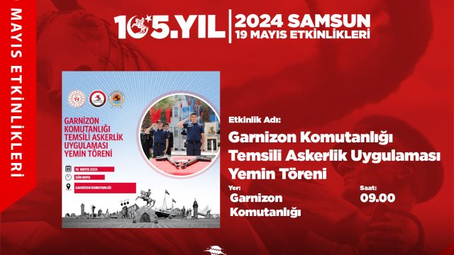 Garnizon Komutanlığı Temsili Askerlik Uygulaması Yemin Töreni