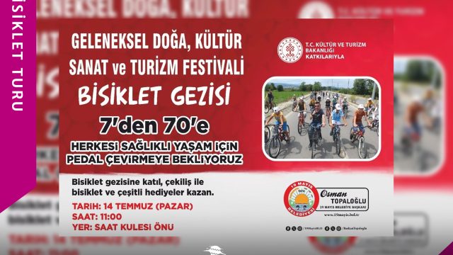 Geleneksel Doğa, Kültür, Sanat ve Turizm Festivali: Bisiklet Gezisi