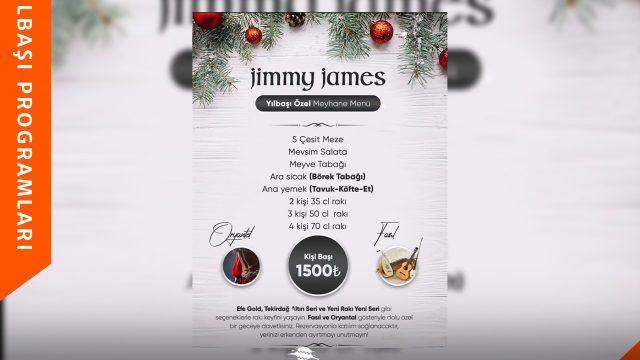 Jimmy James 2024 Yılbaşı Programı