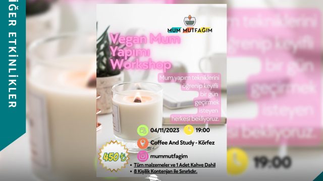 Vegan Mum Yapımı Workshop