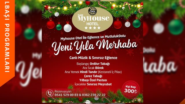 My House Hotel 2023 Yılbaşı Programı