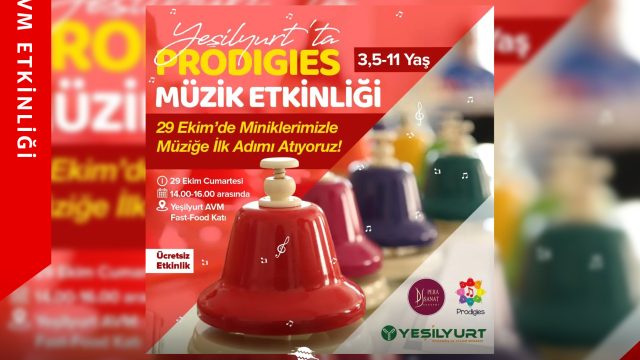 Prodigies Müzik Yeşilyurt AVM’de!