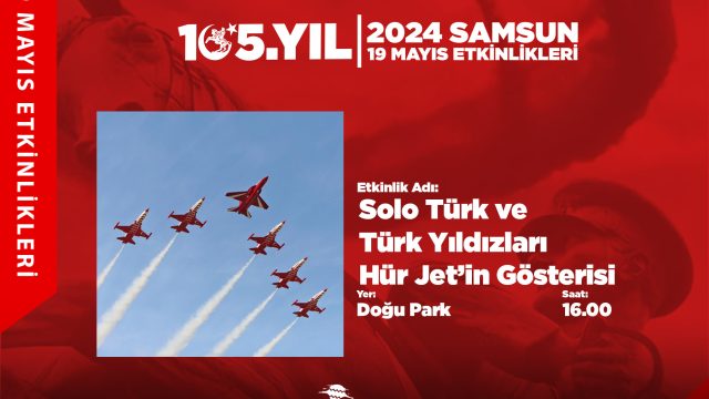 Solo Türk ve Türk Yıldızları Hür Jet’in Gösterisi