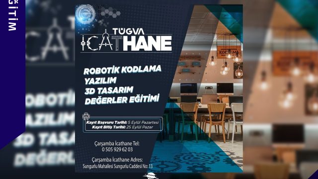 TÜGVA İcathane 2022-2023 Eğitim Kayıtları Başladı