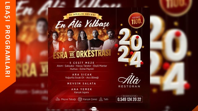 Ala Sahil Restoran 2024 Yılbaşı Programı