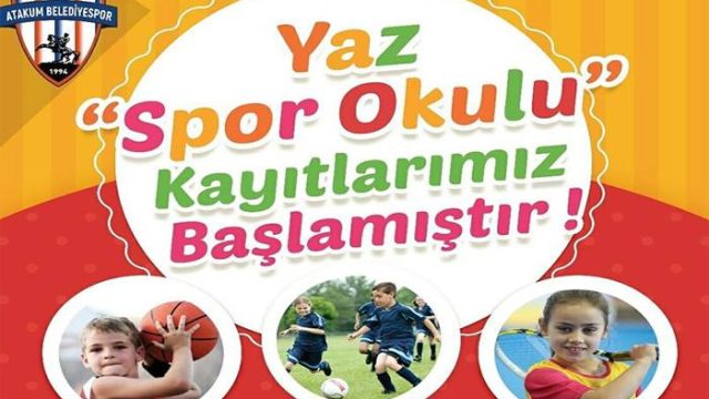 Atakum Belediyesi “Yaz Spor Okulu” kayıtları başladı