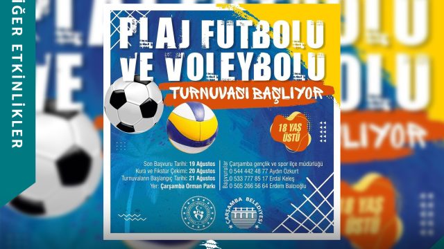 Plaj Futbolu ve Voleybolu Turnuvası 