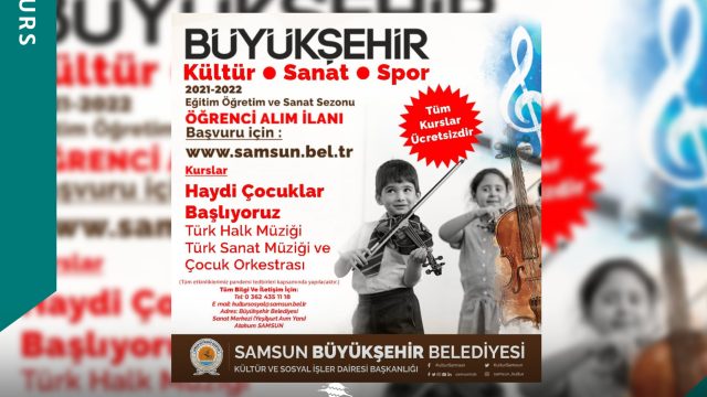 Çocuklar için Kültür, Sanat ve Spor Kursları