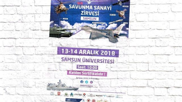 Milli Savunma Sanayi Zirvesi Samsun’da