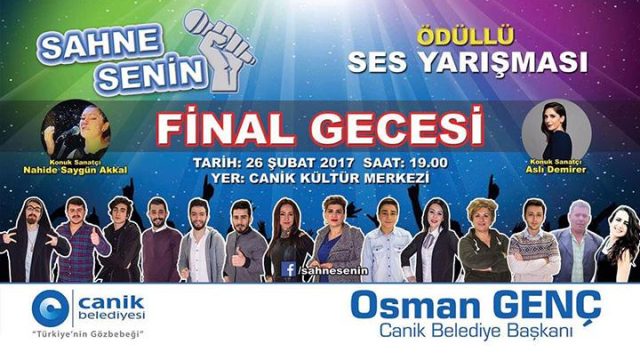 Sahne Senin Ödüllü Ses Yarışması 2017