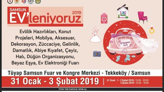 “Samsun EV’leniyoruz Fuarı 2019” kapılarını 3. kez açacak