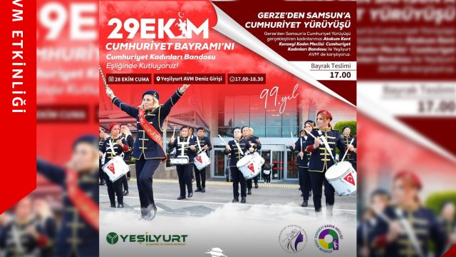 Cumhuriyet Kadınları Bandosu Yeşilyurt AVM’de