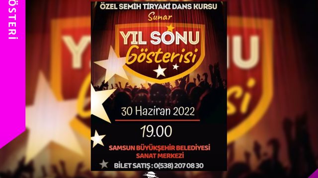 Özel Semih Tiryaki Dans Kursu Yıl Sonu Gösterisi