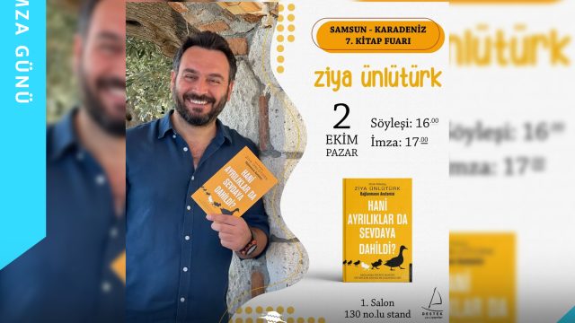 Ziya Ünlütürk Kitap Fuarı İmza Günü