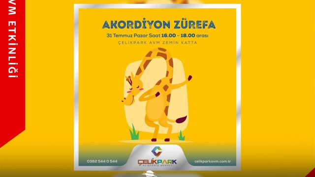 Akordeon Zürefa Çelikpark AVM’de!